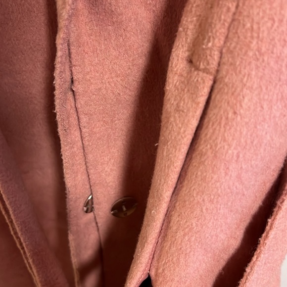 Dynamite | Pink Wool Blend Long Coat - Picture 3 of 4
